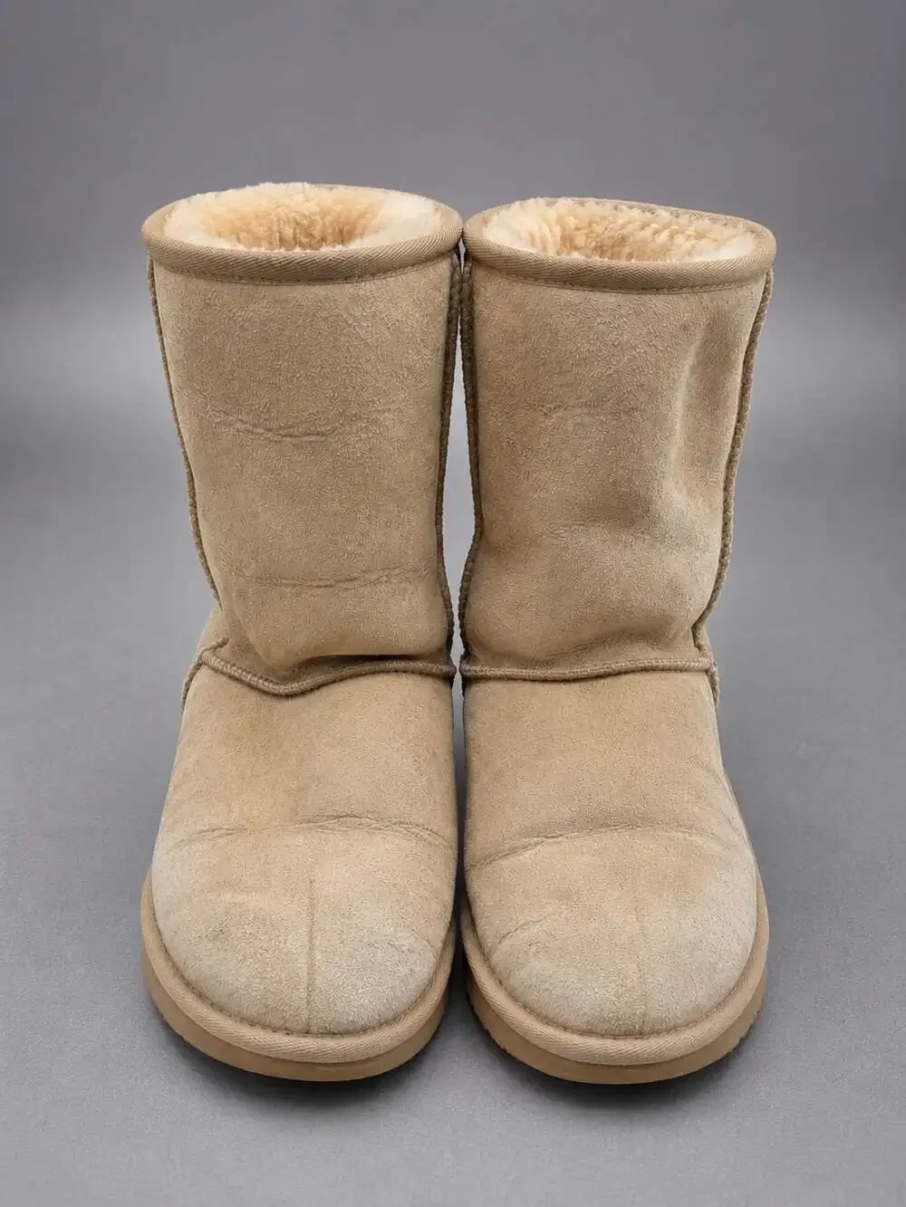 UGG Women's Classic Short 5825 Suede Boots in Stone